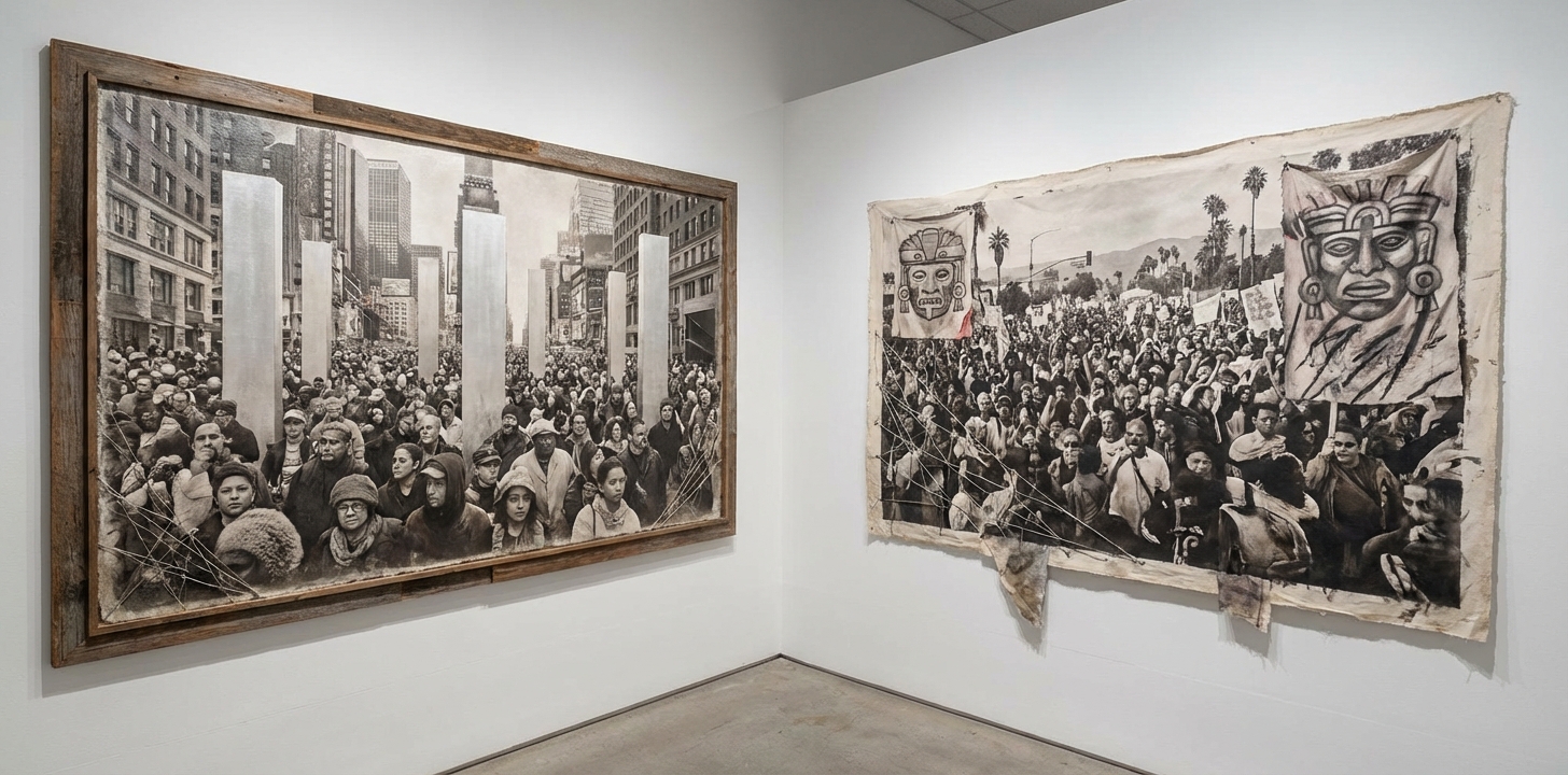 Procession for Five Exhibitions (Waterleaf / Prey)